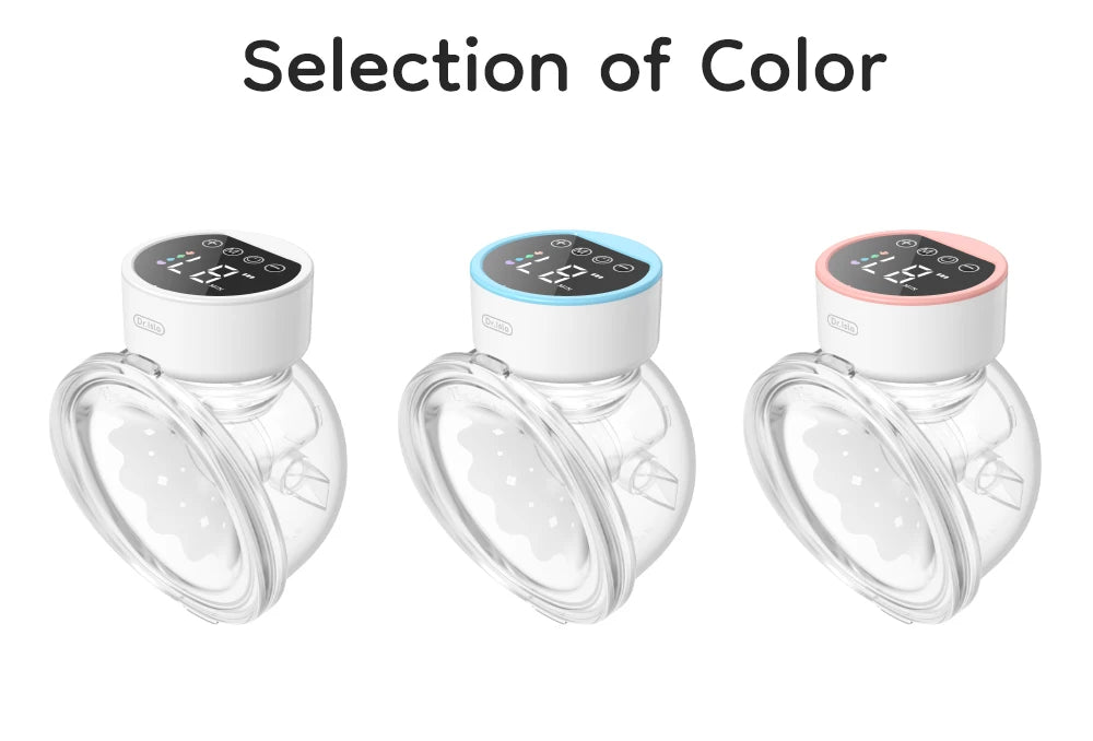 MAMIJOY Electric Breast Pumps With 19/24mm Flange Portable Hands Free Wearable Breast Pump Silent Comfort Breast Milk Extractor
