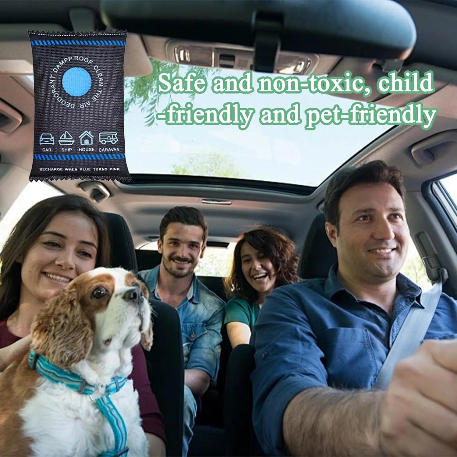 Reusable Silicone Dehumidifier Bag Car Air Freshener Interior Wardrobe Room Home Moisture Absorber Dampness Preventer Drying Bag