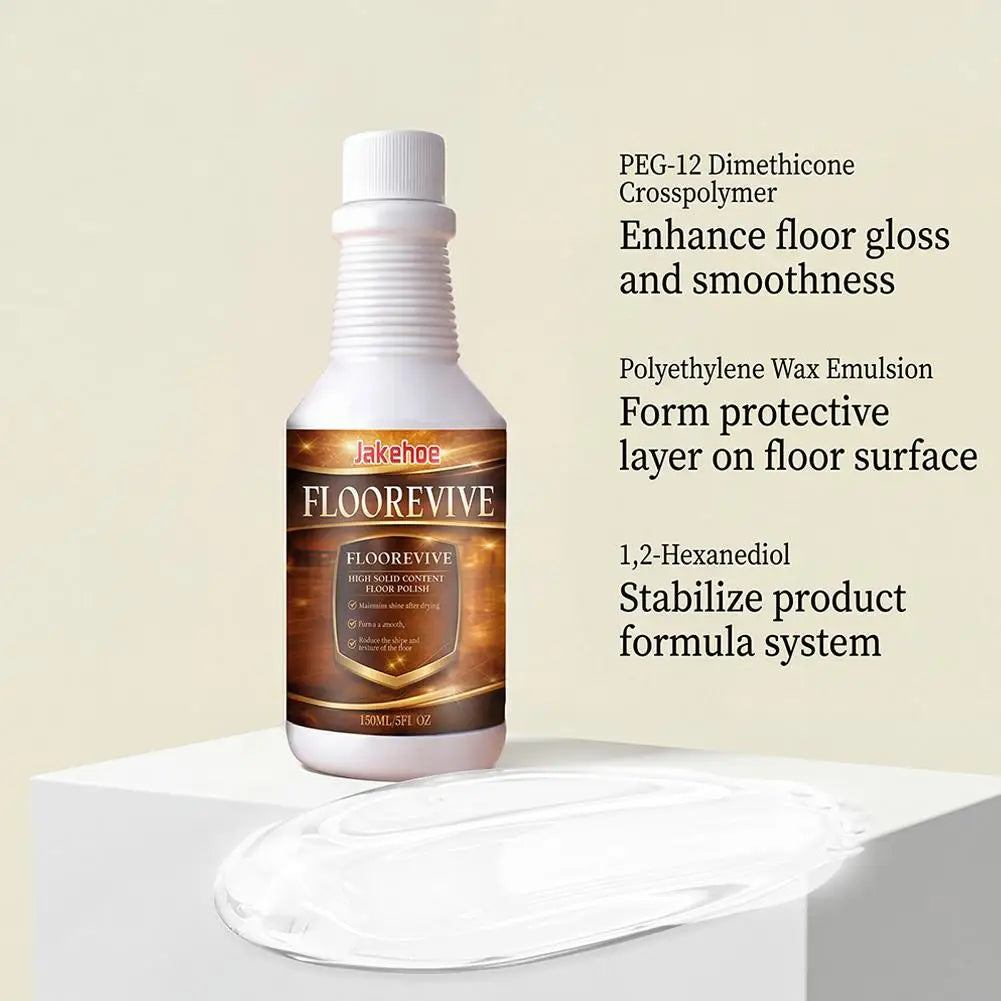 Floor Restore Solution Liquid Flooring Renewal Agent Wood Floor Polishing Care Natural Shine Removes Scratches Floor Care