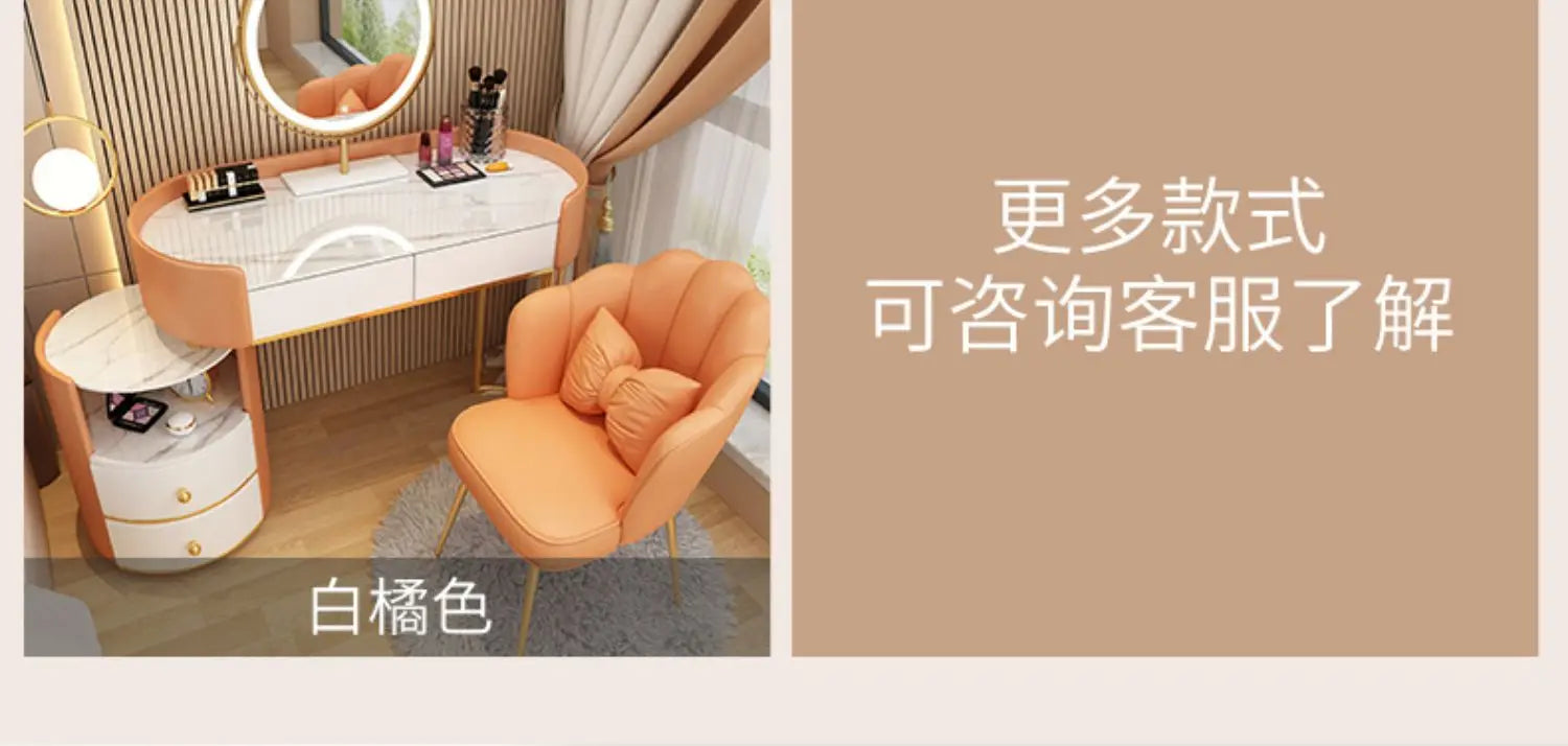 Bedroom Wooden Dressing Table Drawer Girls Led Light Standing Dressing Table Mirror Makeup Mesa De Maquillaje Rome Furniture