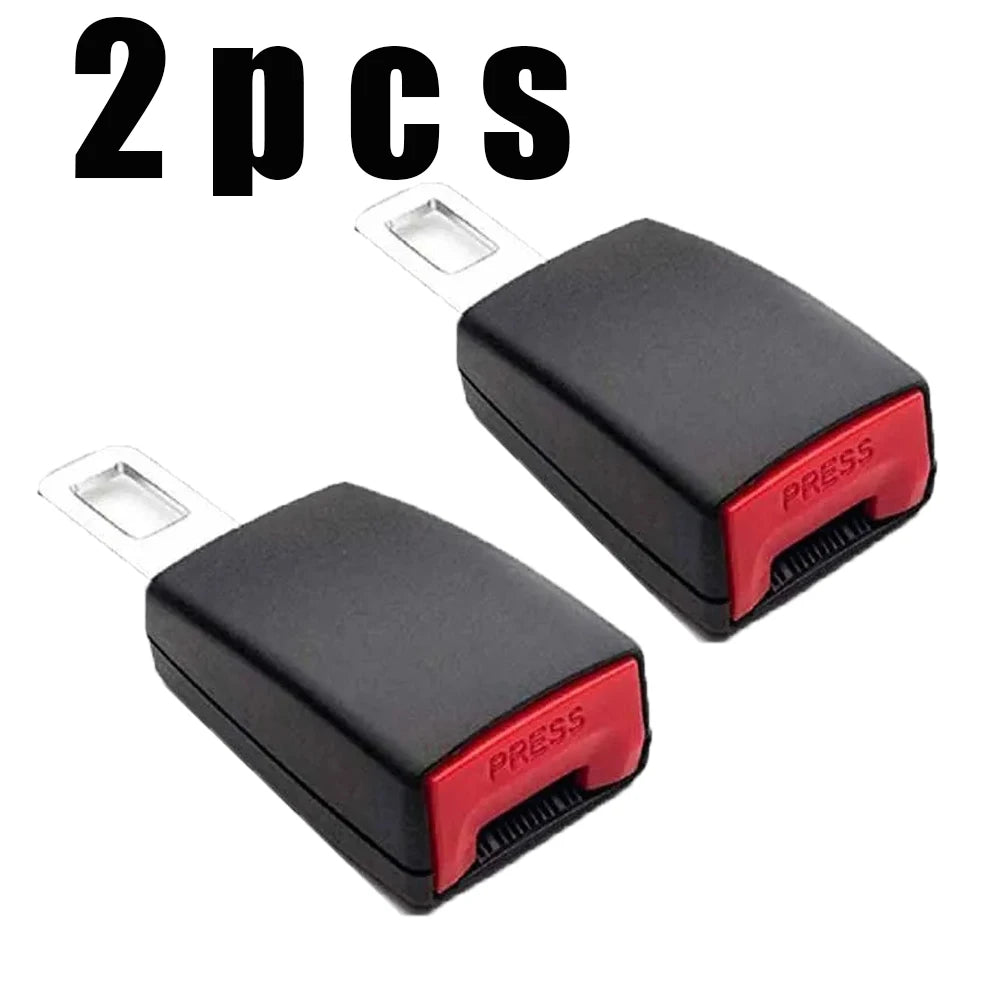 1/2Pcs  Car Safety Belt Extender Seat Belt Cover Seat Belt Padding Extension Buckle Plug Buckle Seatbelt Clip Car Accessories