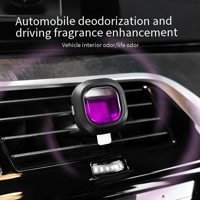 Long-lasting car aroma air freshener ventilation clip - essential oil fragrance deodorant, 0.14 ounces per bottle, alcohol-free