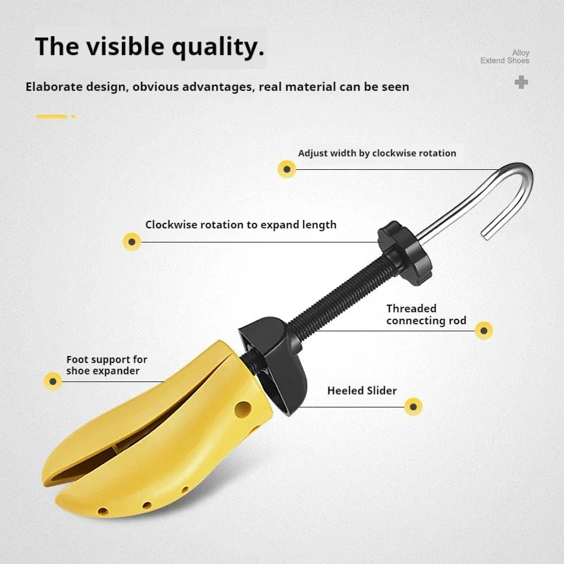 1 Piece Shoe Stretcher Shoe Trees Adjustable Length Width for Men and Women