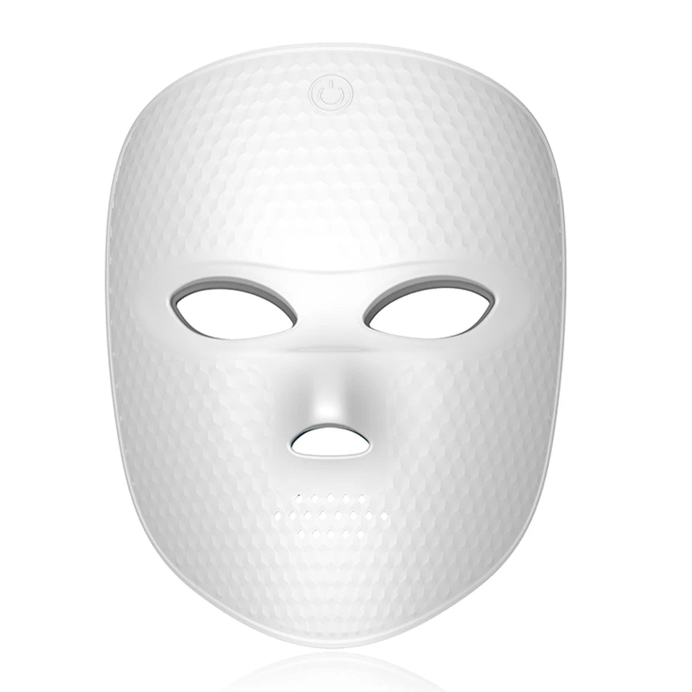 Wireless LED Facial Mask 7 Colors Light Photon Skin Tighten Rejuvenation Brighten Anti-Aging Skin Beauty Device