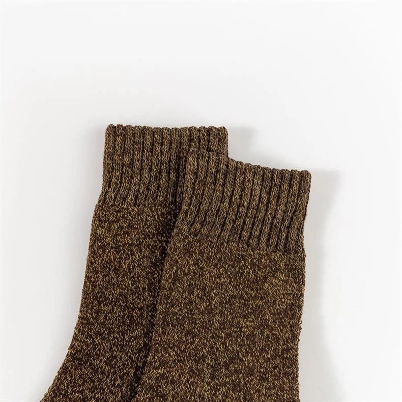 Winter Warm Thick Towel Bottom Man Socks Wool Male Slipper Merino Against Cold Snow Mid-Calf For Men And Women Thermal Thickened