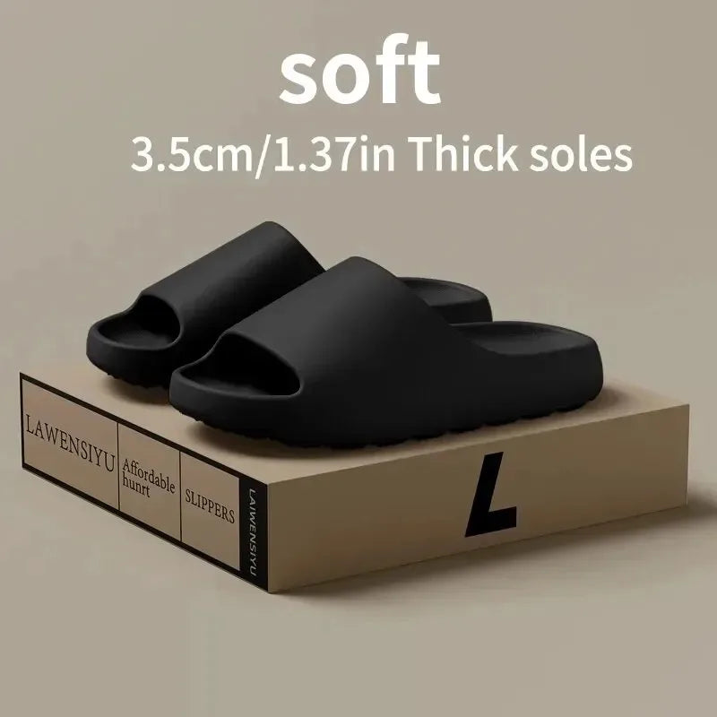 Fashion Brand Women Slippers  Classic Sports Sandals Men Casual EVA Flat Slippers Unisex Outdoor Indoor Shoes Beach Slides