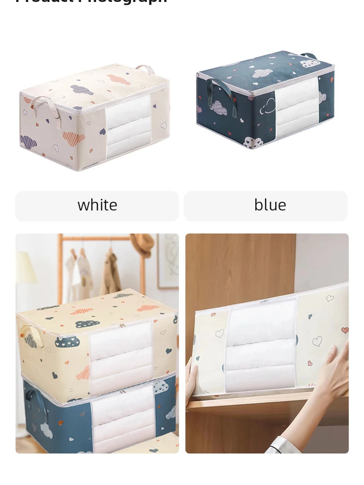 Quilt Storage Bag Multi-functional Dustproof Moistureproof Large-capacity Clothes Storage Bag Home Moving Organising Bag