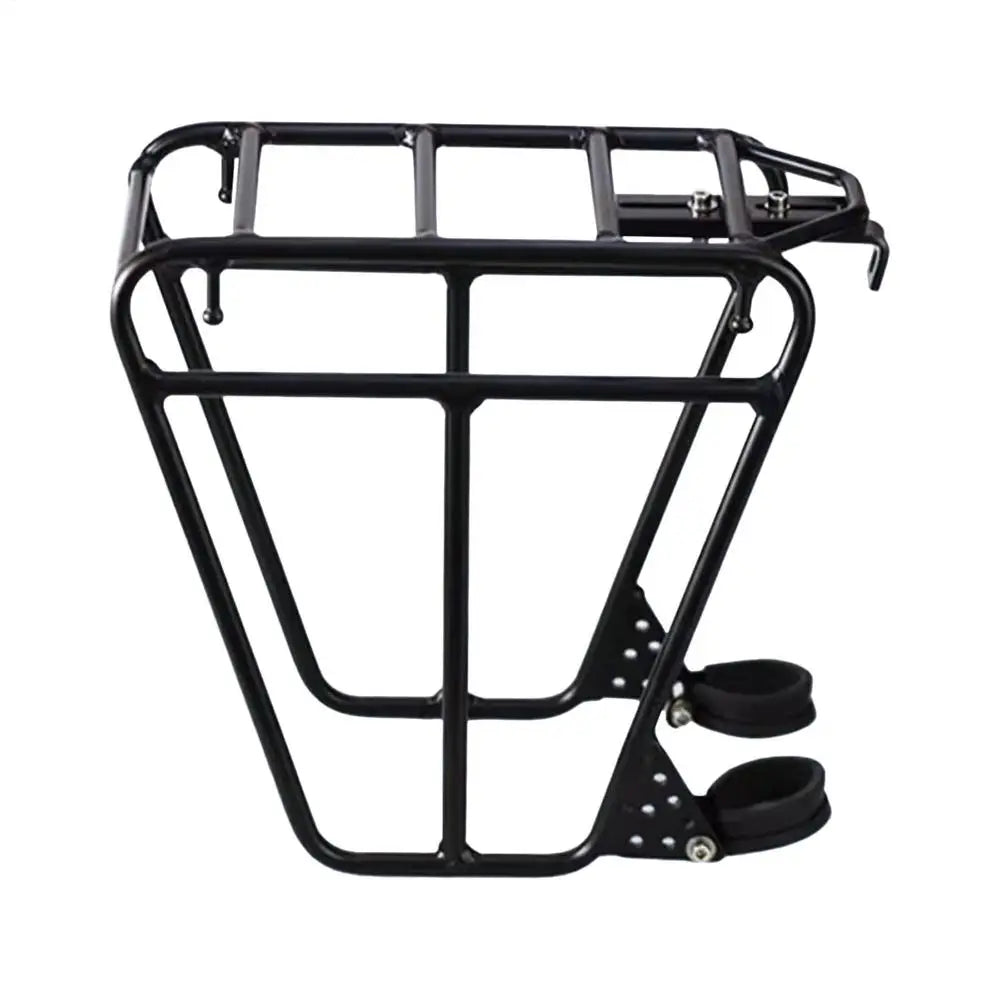 1pcs Bicycle Cycle Front Rack Heavy Duty Steel Cycling Front Bracket Luggage Shelf Cargo Rack Mountain Bike Front Rack