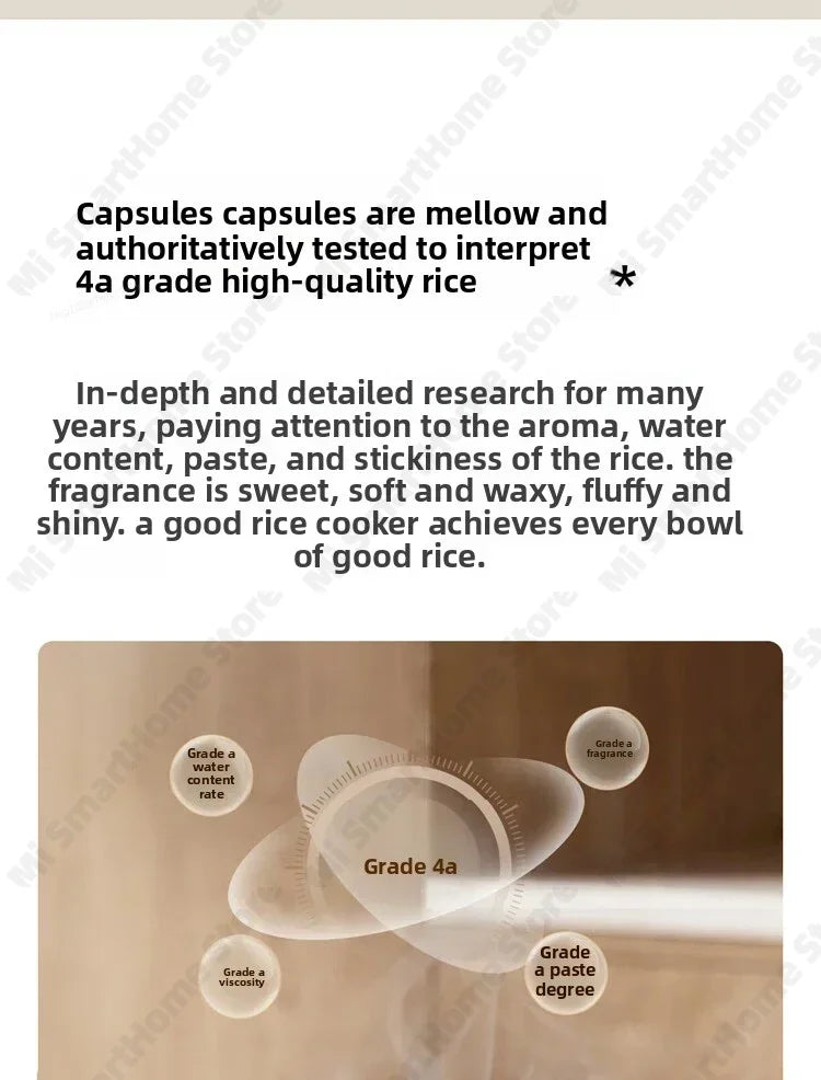 Xiaomi Mi Rice Cooker N1 3L Energy-saving Version 9 Stage Cooking Dual Engine Anti Overflow 6-Layer Composite Liner MFB13A0