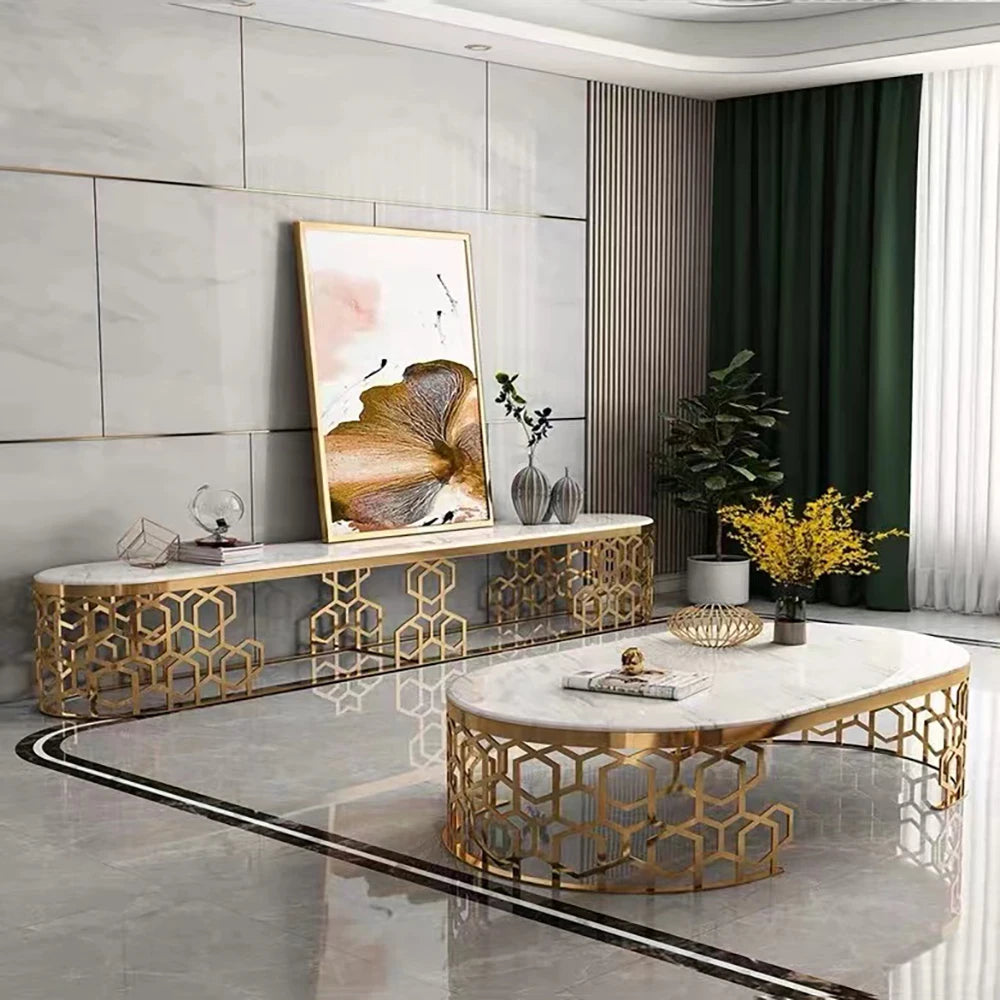 Minimalist Simple Coffee Tables Modern Aesthetic Unique Luxury Coffee Tables Glam Nordic Stolik Kawowy Living Room Furniture