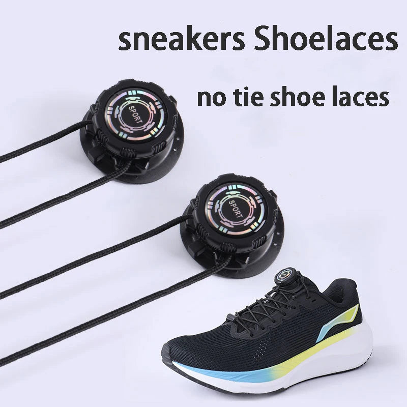 1 Pair of Sports Shoe Laces, Lace-free Swivel Buckle for Men and Women, Casual Lazy Shoes, Lace Accessories, Sports Shoe Laces