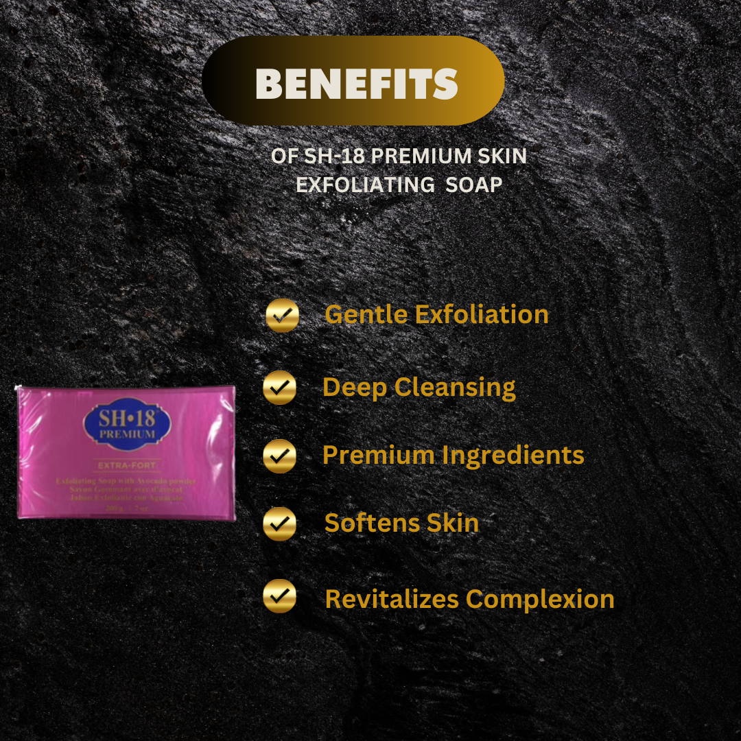 Sh 18 Premium Skin Exfoliating Soap - Premium Beauty Product