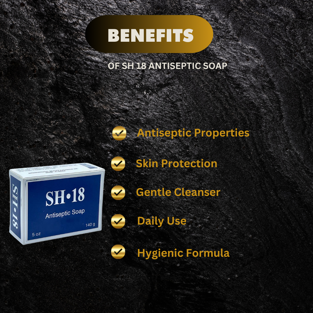Sh 18 Antiseptic Soap With 140G - Premium Beauty Product
