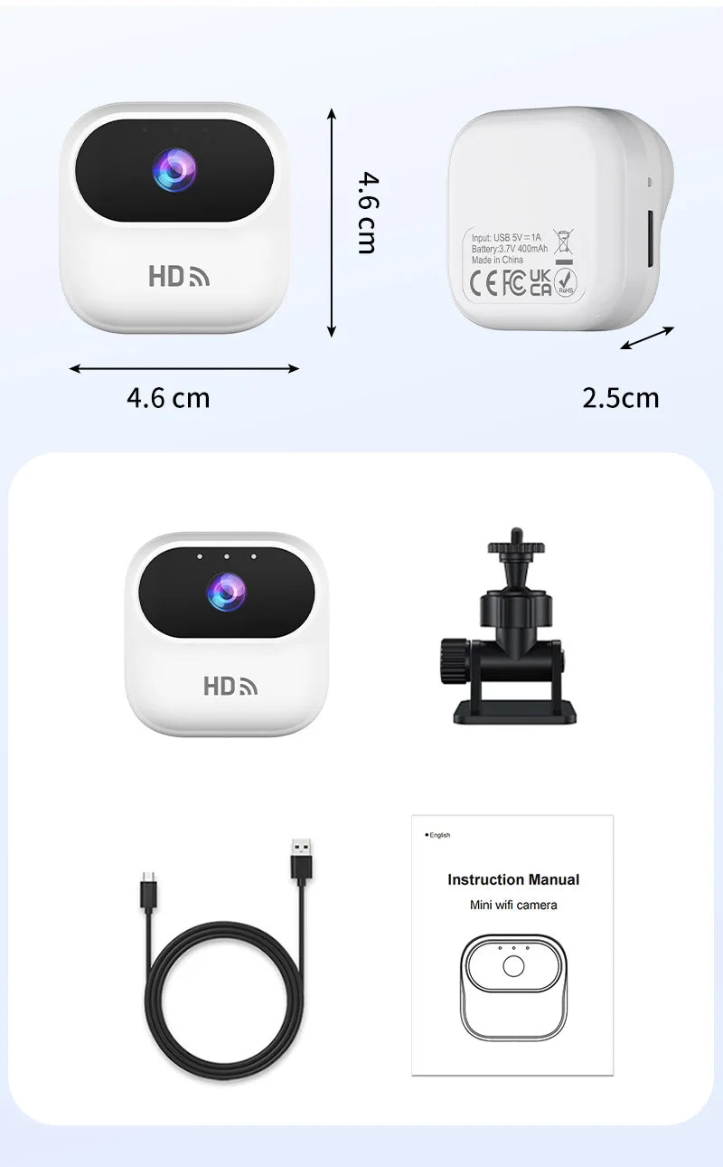 Ourlife HD Mini Camera WiFi Smart Home Security Camera Monitor Camcorders Video Surveillance Camera With Motion Tracking