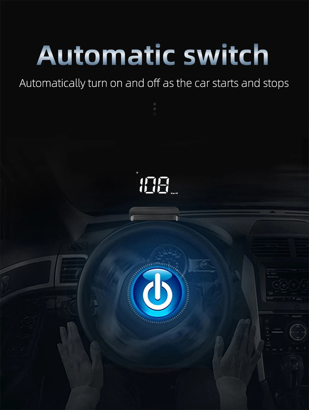 M3 OBD2 HUD / M1 GPS Head Up Display Auto Projection GPS Speedometer Digital Car Accessories Glass Projector Display HUD Alarm
