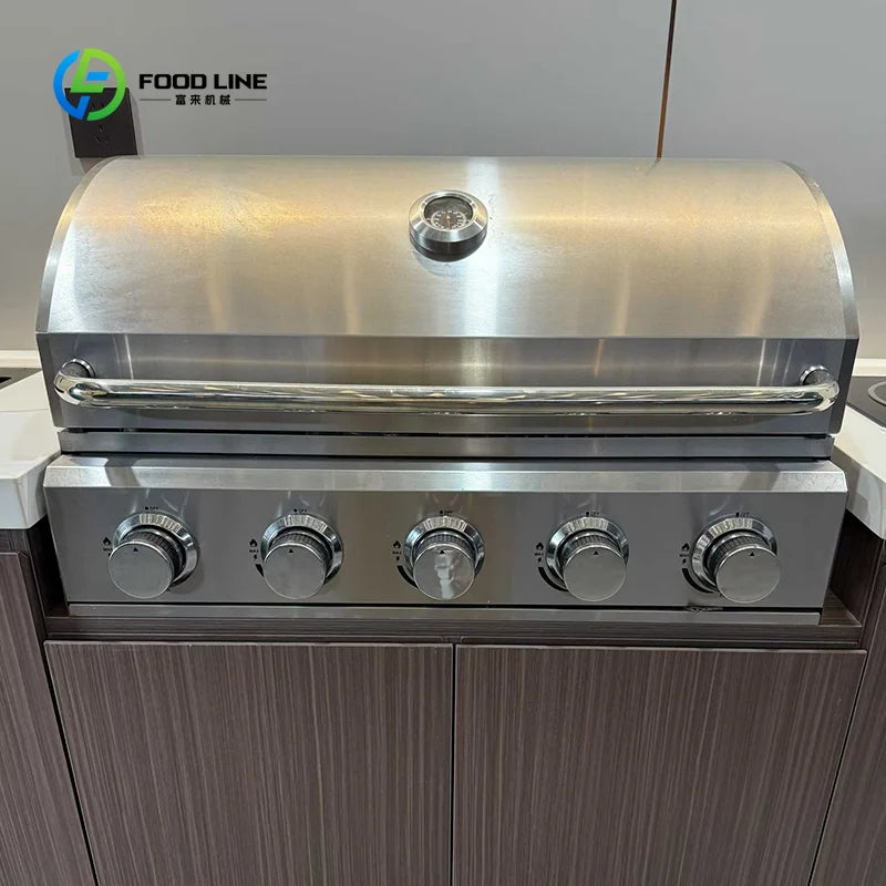 Customized Outdoor Kitchen with Pizza Oven Kitchen Pod Outdoor Outdoor Cabinets Kitchen Bbq