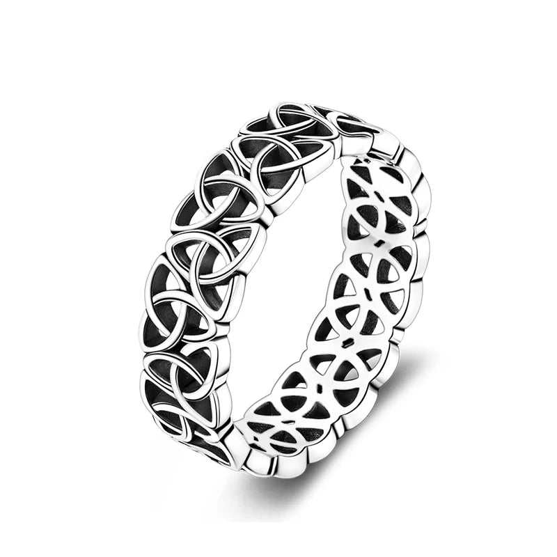 Rings For Women 925 Silver Size 6-9 Ocean Flower Sun Butterfly Heart Hollow Ring Fit For Engagement Weddings Fine Jewelry Gifts