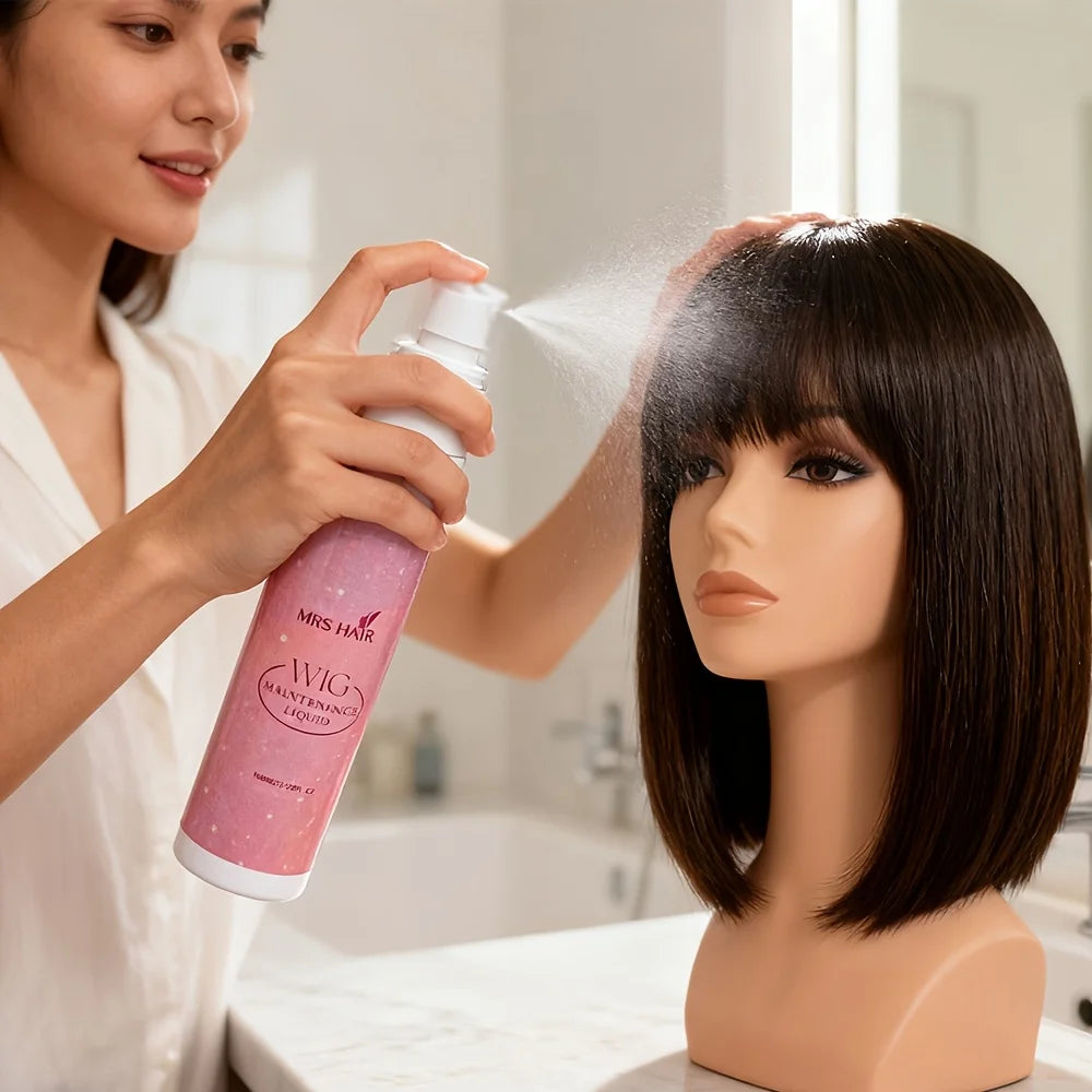 100ml/PC Wig Care Spray Hair System Anti-Frizz Smoothing AntiTangle Protection Synthetic Hair Anti-Static Conditioner wig Spray