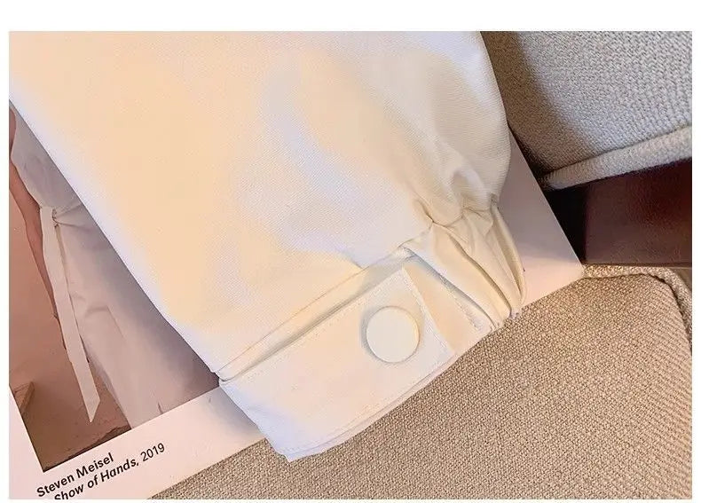 Short Hooded Jacket Women's Spring Autumn 2026 New Lady Loose Thin Work Jacket Top Solid Casual Student Zipper Outwear