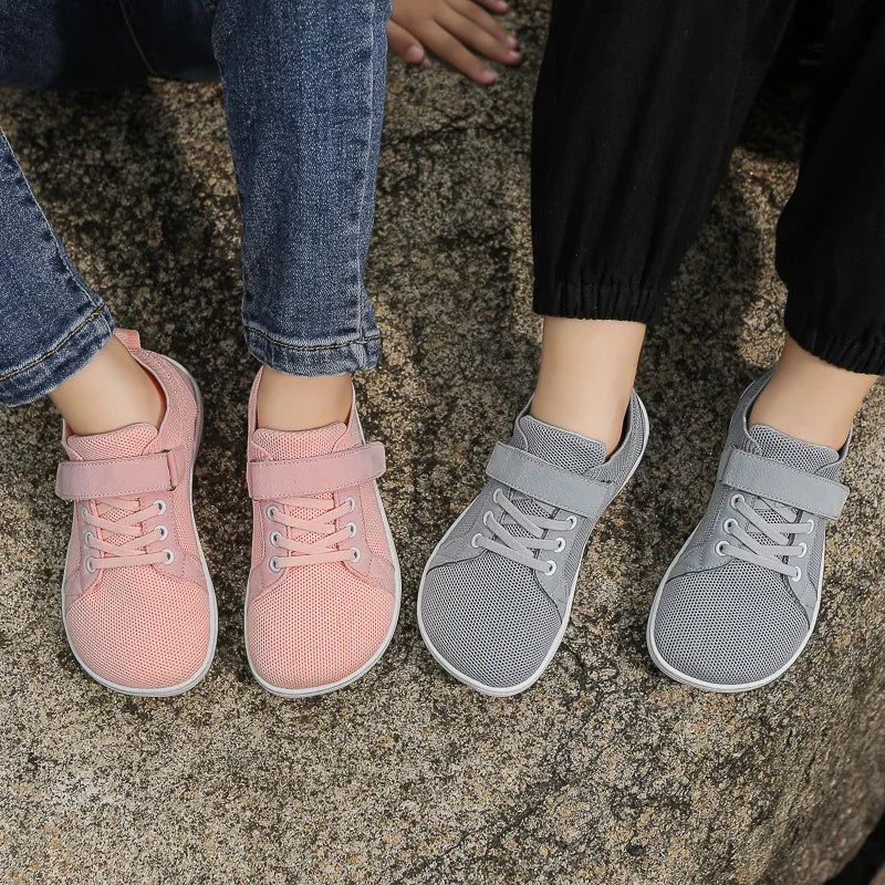 Little/Big Kids Minimalist Barefoot Shoes + Zero Drop + Wide Sneaker for Boys/Girls Outdoor Sports Walking shoes Running Sneaker