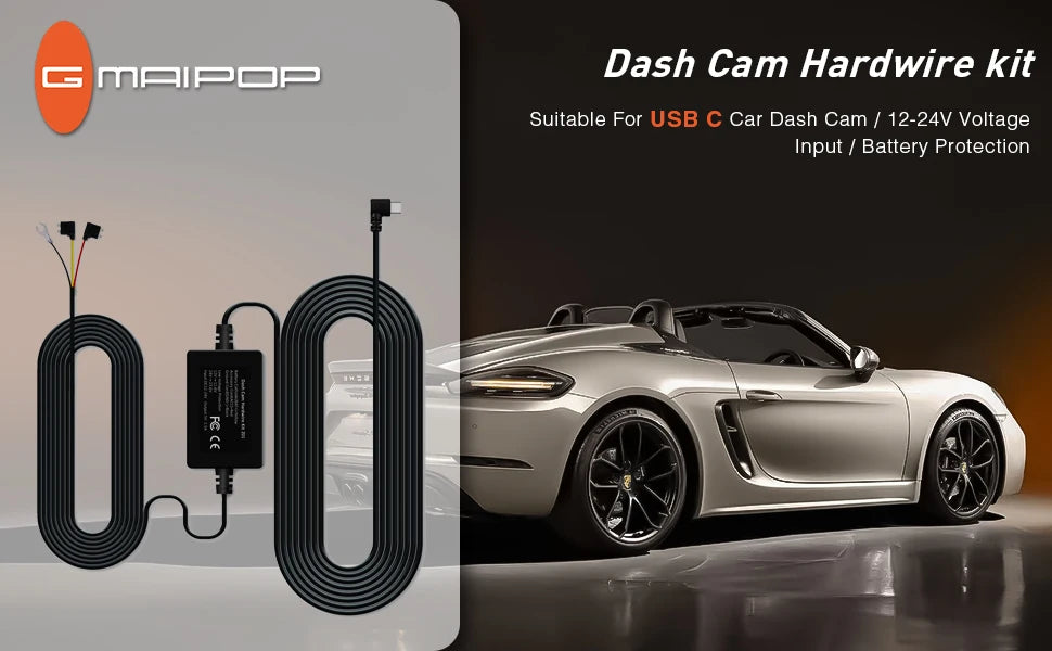 Dashcam for Cars 4 Channel Black Box WiFi Driving Camera FHD 1080P Night Vision Loop Recording Add Hardwire Kit Car Accessories