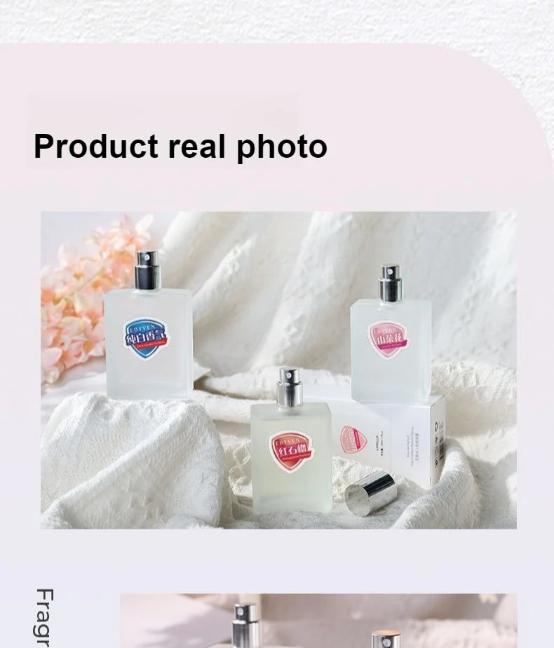 Luxury-Inspired Pure White Fragrance Red Pomegranate Camellia Perfume Childhood Bath Gel Scent Women's Perfume Men's 50ml