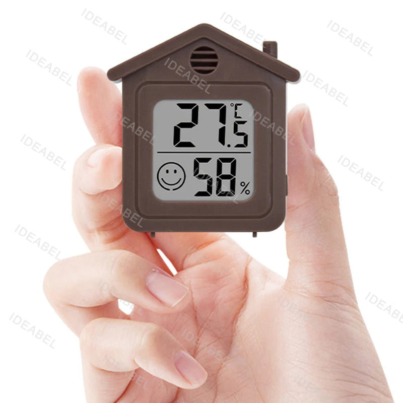 LCD Digital Thermometer Hygrometer Indoor Room Electronic Temperature Humidity Meter Sensor Gauge Weather Station For Home ﻿