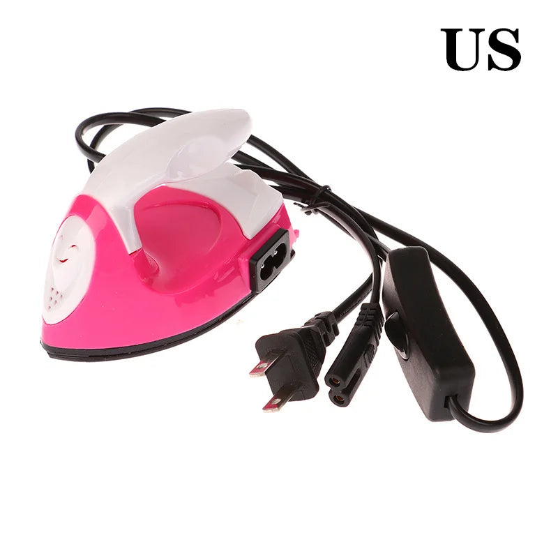 Mini Craft Iron Electric Iron Portable Handy Heat Press Diy Small Iron For Ironing Clothes Laundry Appliances EU/US/UK Plug