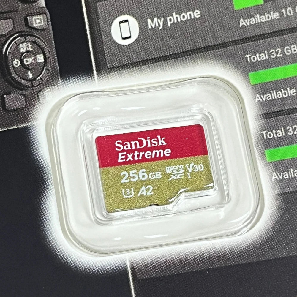 Sandisk Extreme micro Memory Card A2 U3 UHS-I Flash Cards USB3.0 4K micro SD Card for Camera GoPro DJI Nintendo Trans Flash Card