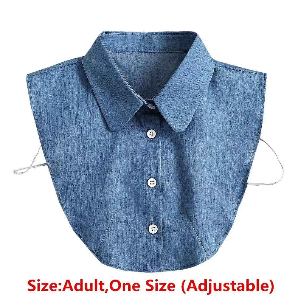 New Lapel Fake Collar Vintage Detachable Shirt False Collar for Women Blouse Sweater Lapel Top Neckwear Ties Clothes Accessories