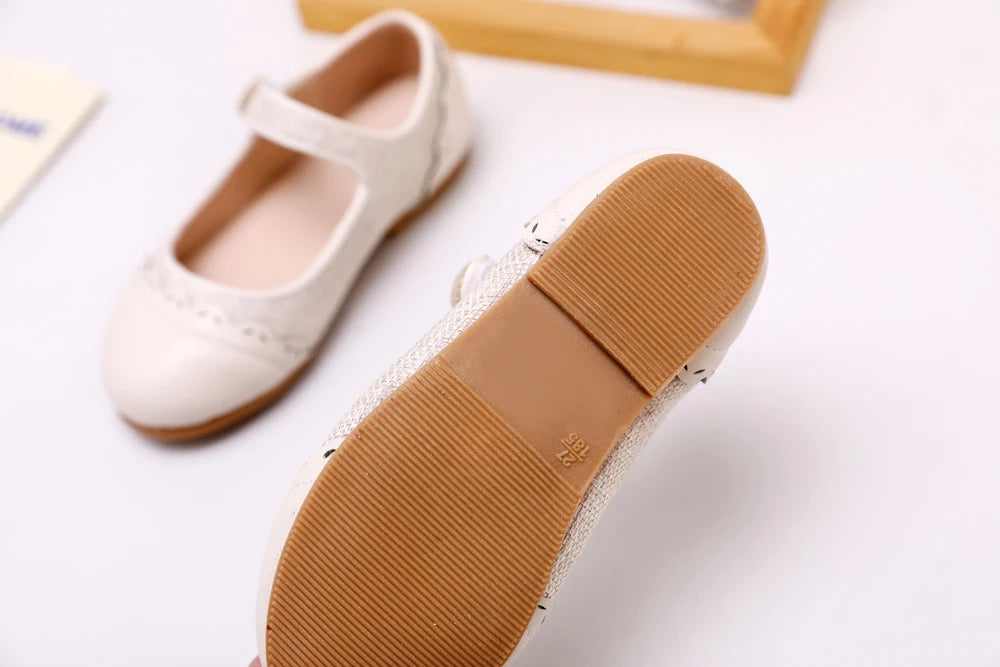 AS Kids Shoes Children Shoes Baby Boys Leather Loafers Toddler Slip On Princess Flats Girls Fashion Oxford Platform Mary Jane