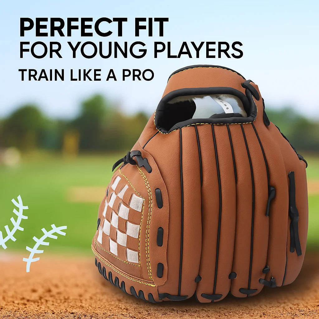 BG Outdoor camping sport Baseball Gloves Softball Practice Equipment Size 9.5 Left Hand For Kids/Adults Man Woman Training