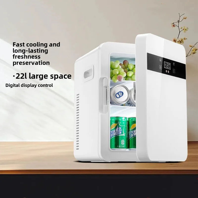 16L High-Efficiency And Energy-Saving Car Refrigerator Is Compact And Portable, Powerful And Ultra-Quiet For Outdoor Adventure