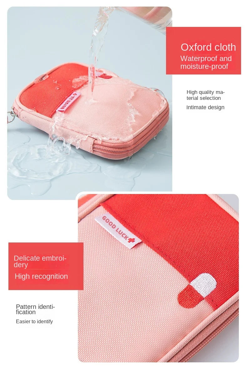 Medical Emergency Kit Portable Medicine Storage Organizers Large Capacity Storage Bag Household Storage Organization