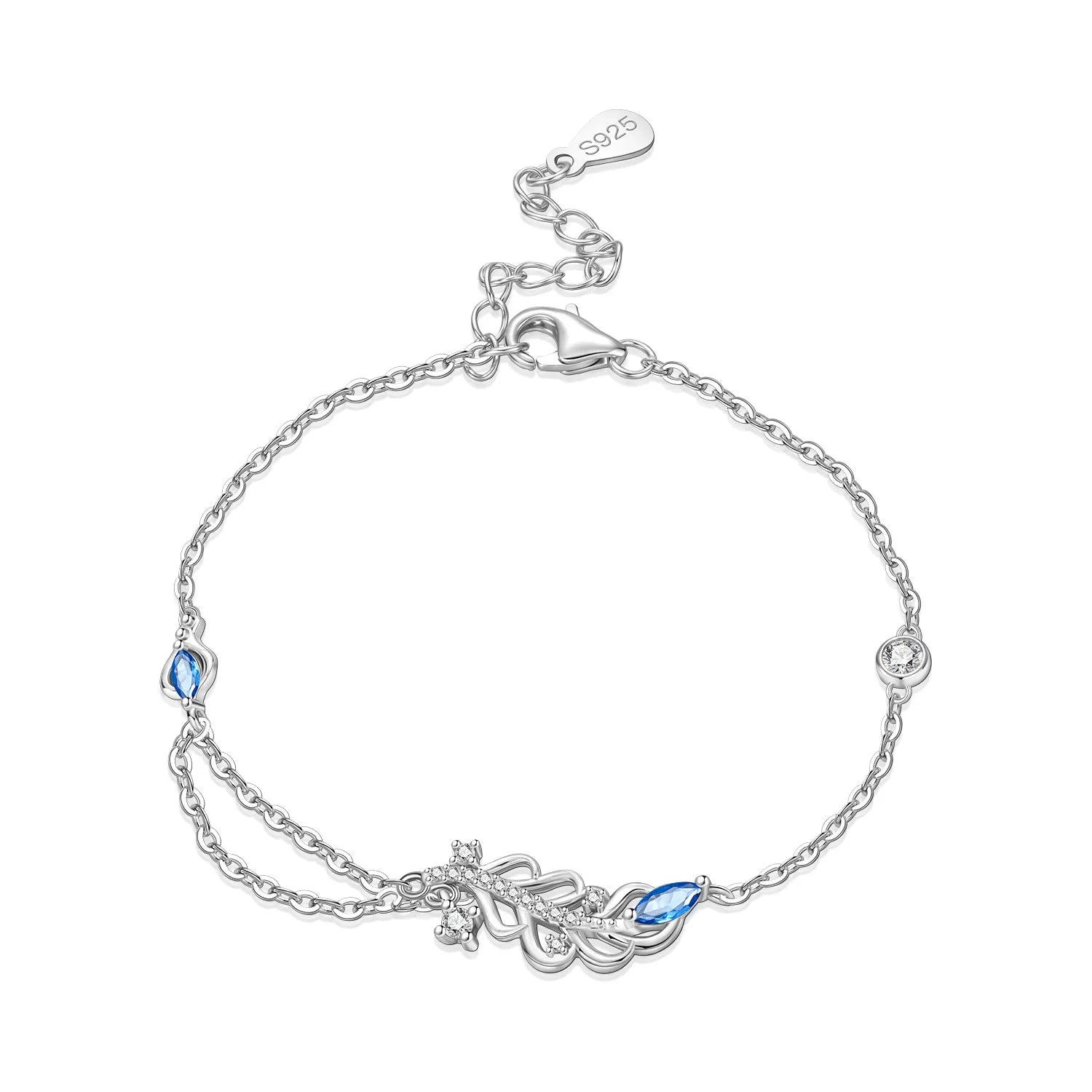 Original 925 Sterling Silver Zirconia Tennis Chain Bracelet for Women Adjustable Gold Color Hot Sale Ideal Birthday Party Gifts