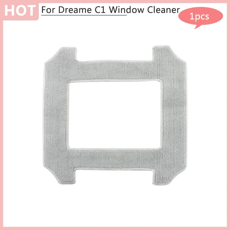 Replacements For Xiaomi Dreame C1 Window Cleaner Rags Spare Parts Window Cleaning Mop Cloth Accessories Vacuum Cleaner Portable