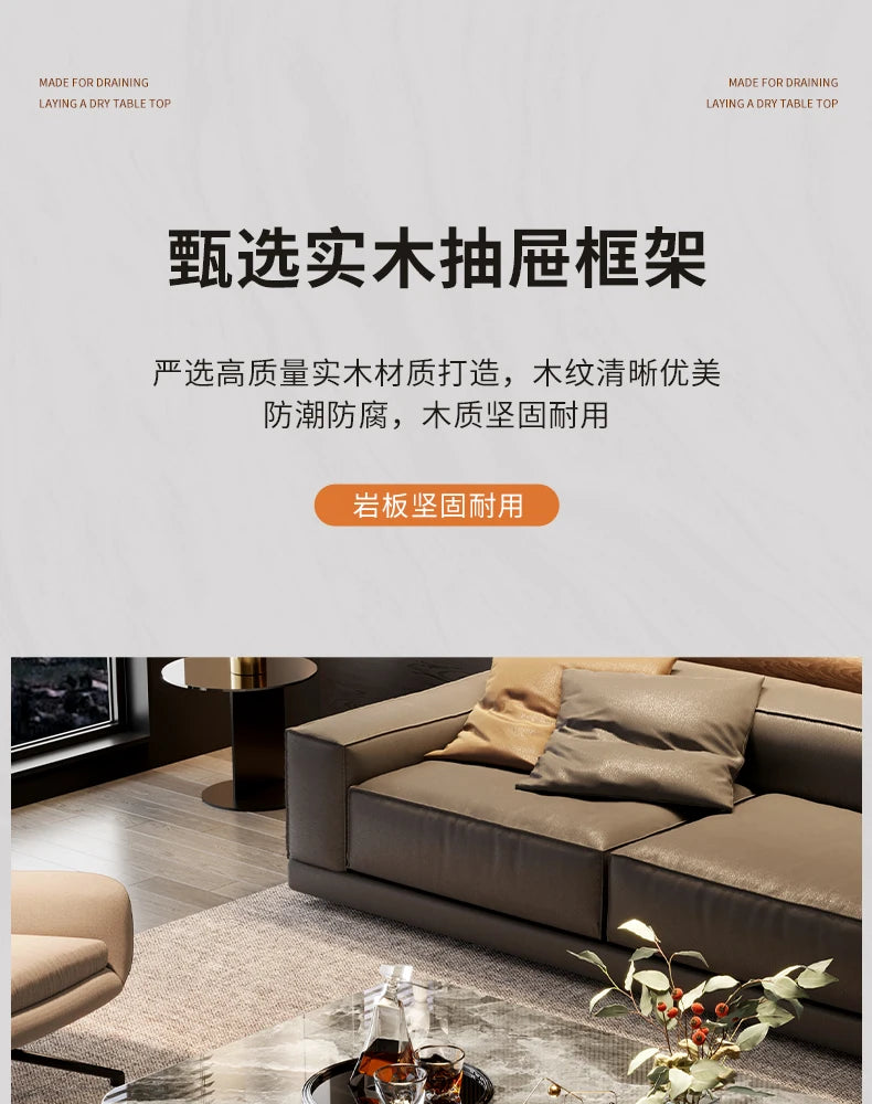 Luxury Marble Effect Coffee Tables Modern Design Square Storage Coffee Tables Minimalist Aesthetic Stolik Kawowy Home Furniture