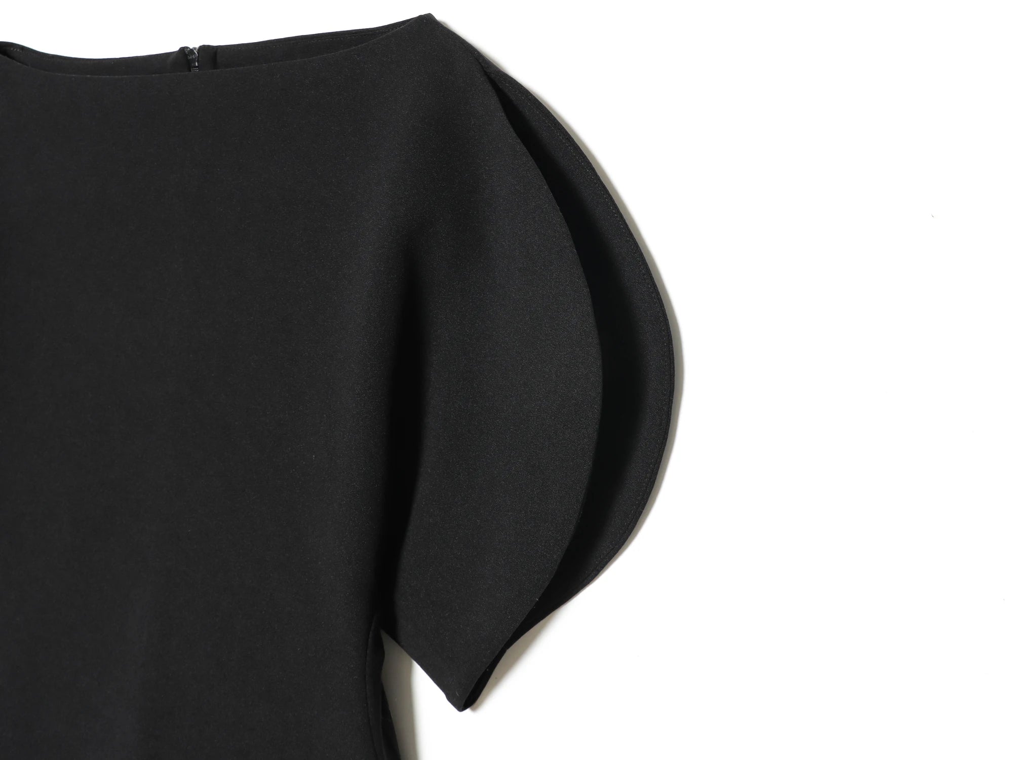 HH Women Elegant Solid Puff Sleeve Blouse Asymmetrical Hem O Neck T-Shirts 2026 Spring Fashion Female Streetwear Y2K Tops