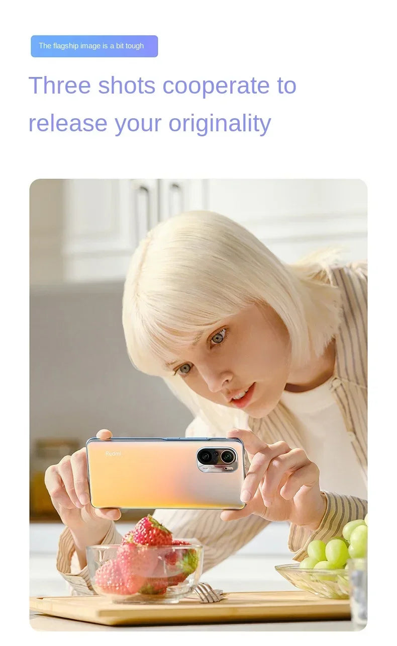 Global firmware Xiaomi Redmi K40 Pro Smartphone Hyper OS 1.0 cecular Snapdragon 888 6.67 inch phone used phones no charger