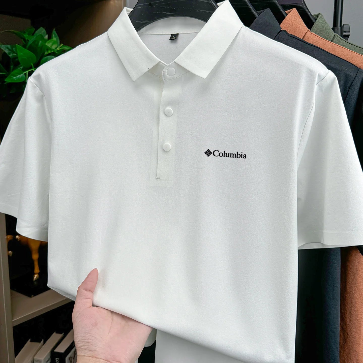 High end brand polo shirt classic letter embroidery men's short sleeved comfortable breathable and casual 2026 summer new Tshirt