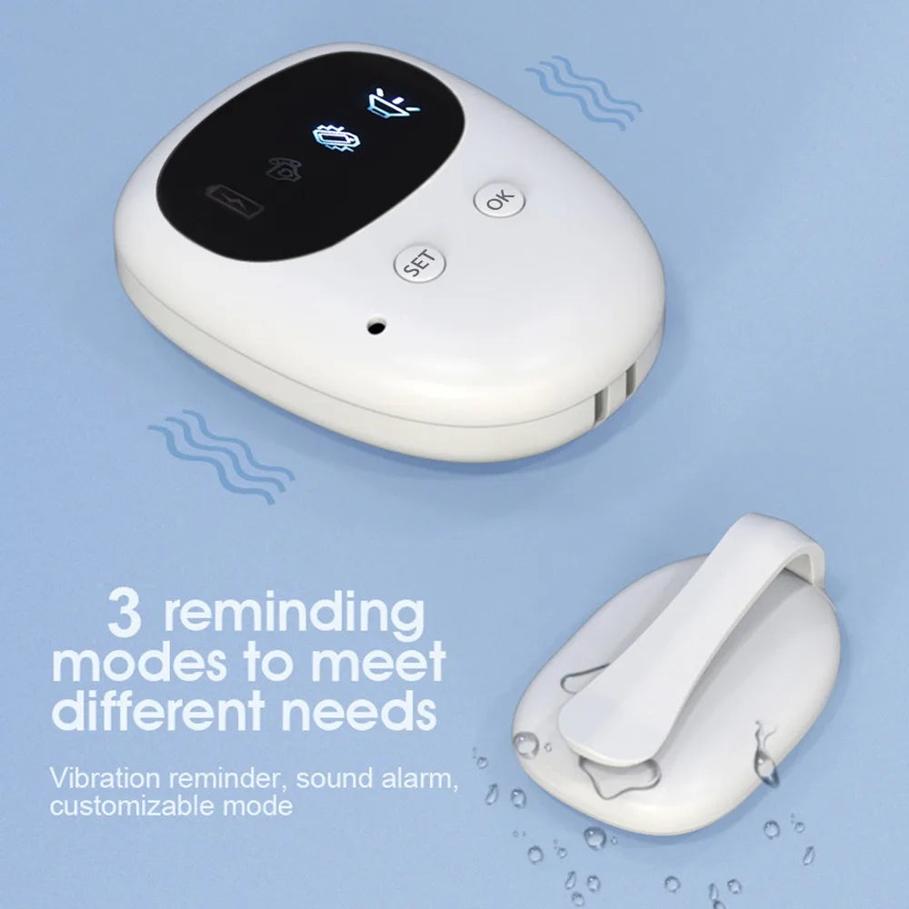 Wireless Bedwetting Alarm Pee Alarm 10-20M Range Vibration Sound Reminding for Boys Grils Kids Potty Training Elder Care