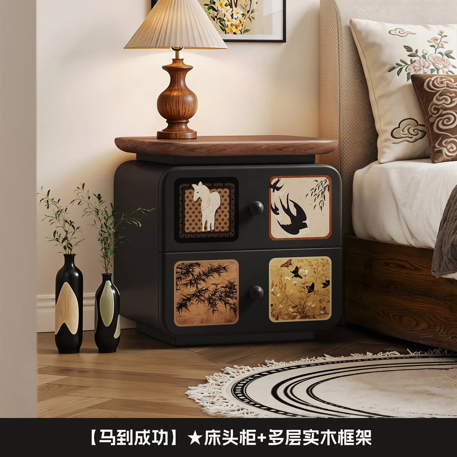 Simple Bedroom Bedside Table Luxury Nordic Storage Unique Drawers Bedside Table Trendy Organizer Mesa De Noche Home Furniture