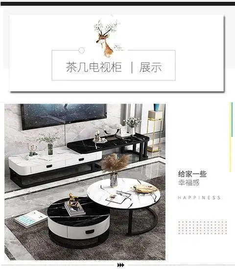 Frame Aesthetic Coffee Table Round Unique Floor Display Coffee Table Round Big Mesa Centro Salon Furniture Accessories
