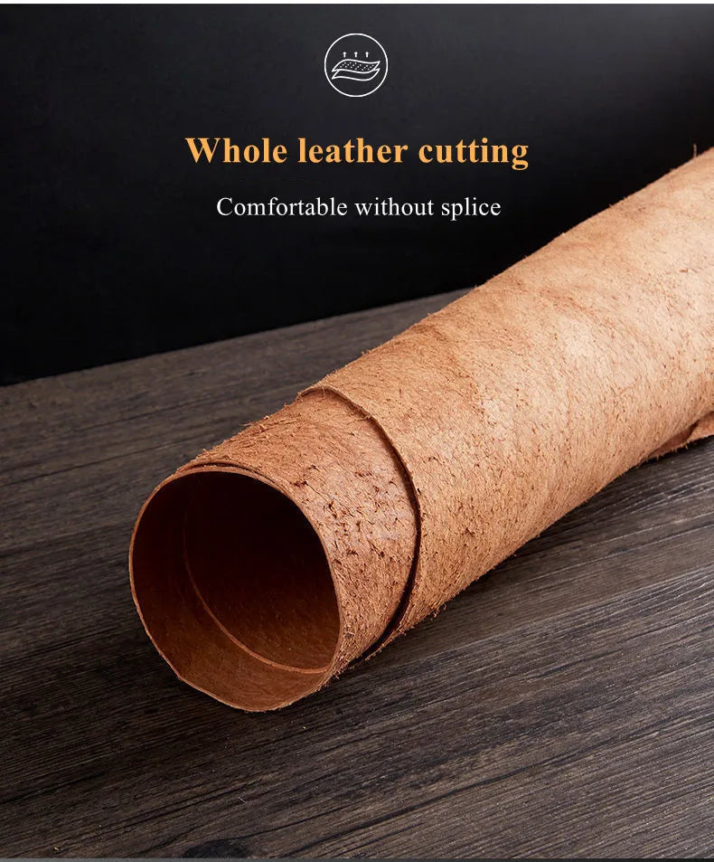 Real Cowhide Insole Leather Shoes Boots Shoe Inserts Soft Breathable Deodorant Anti-slip Template Shock Absorbing Insoles Sole