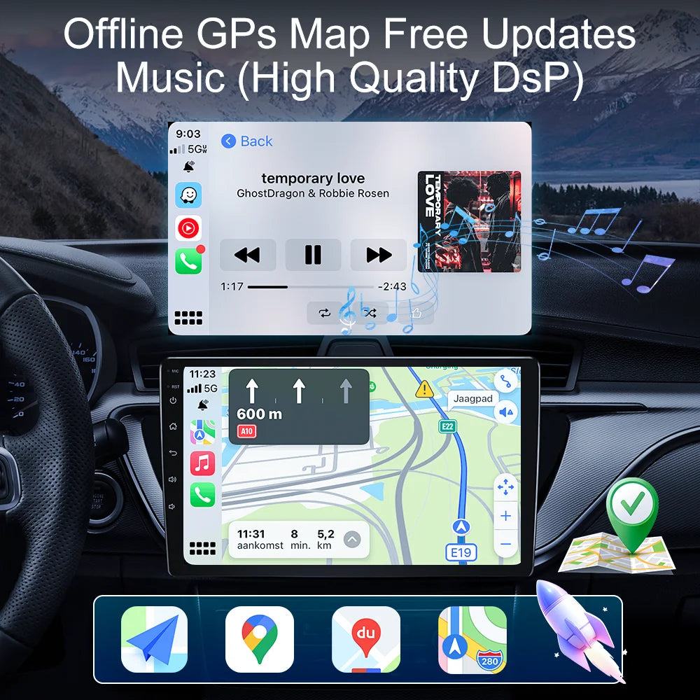 Auto Radio Android 16 For Ford Explorer 5 2011 -2019 Car Multimedia Player Navigation Stereo GPS No 2Din DVD Head Unit  Dash Cam