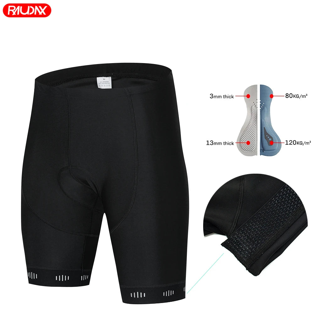 RAUDAX Men's Short Sleeve Cycling Jersey Set with Bib Shorts MTB Bike Clothing High Quality Ropa Ciclismo Bicycle Uniform