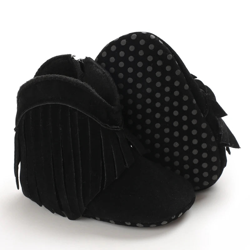 Newborn Baby Boots 0 12 Months Winter Denim First Walkers Boys Girls Warm Casual Western Style