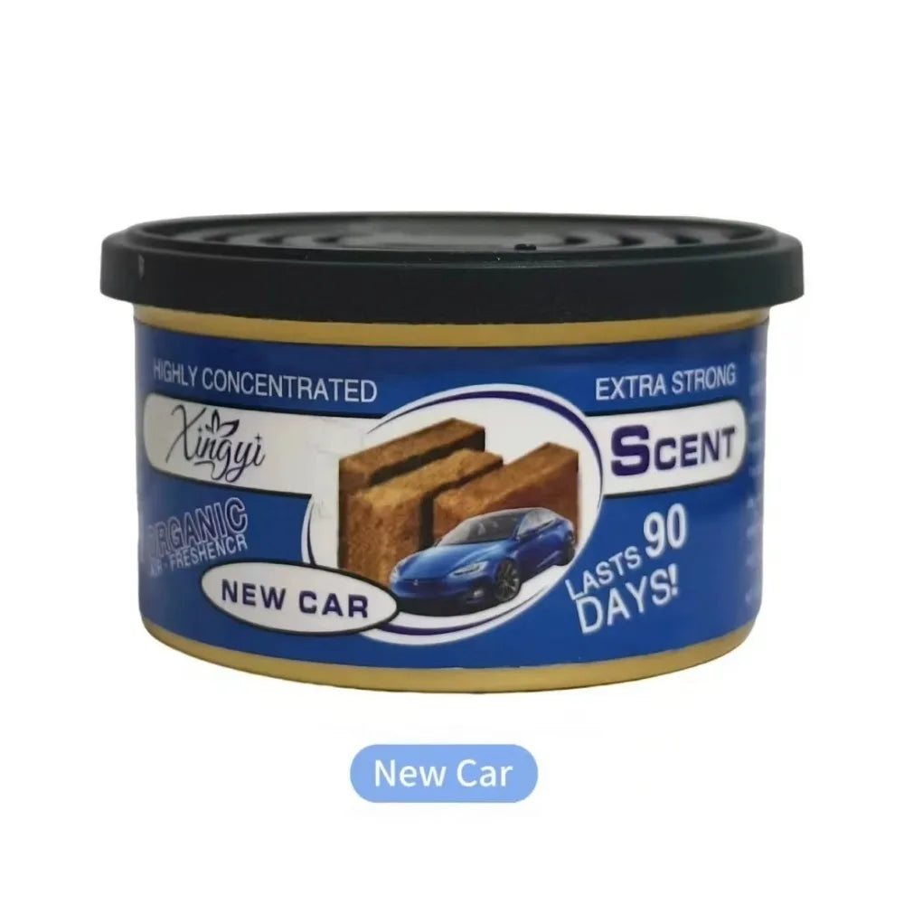 Car Air Fresheners Perfume Car Odor Eliminator Canned Wood Block Long-Lasting Auto Aromatherapy Home Wardrobe Deodorant Supplies