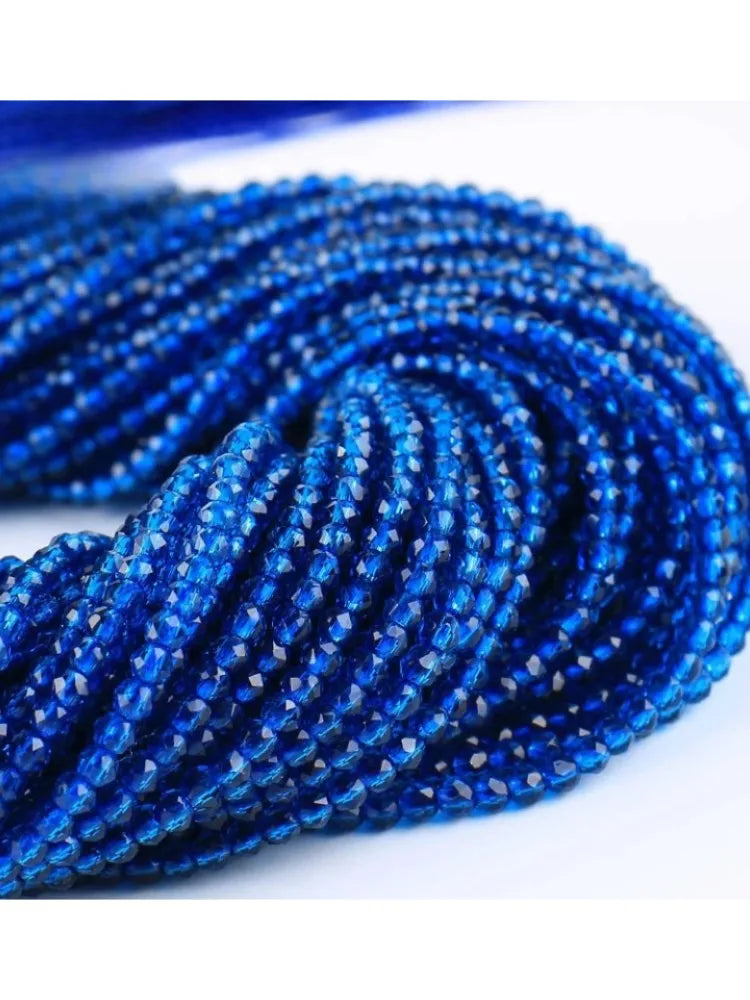 A 4mm Flat Bead Wheel Bead Loose Bead Crystal Glass Bead Bracelet Necklace Beaded Material DIY Jewelry Accessories