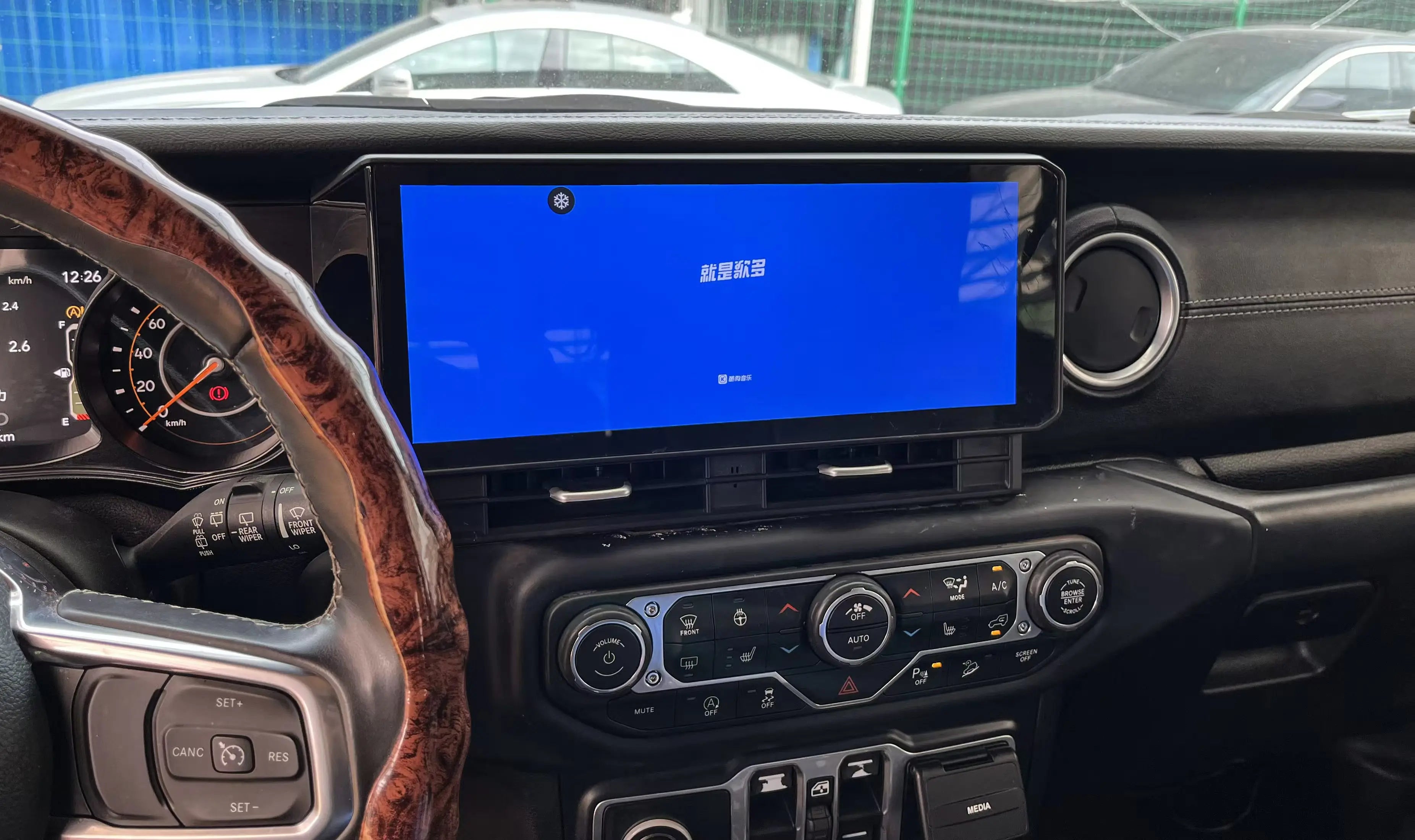 12.3" Android 14 CarPlay Auto Car Radio For Jeep Wrangler 2018-2022 Touch Screen Multimedia Stereo Player GPS Navi dsp Head Unit